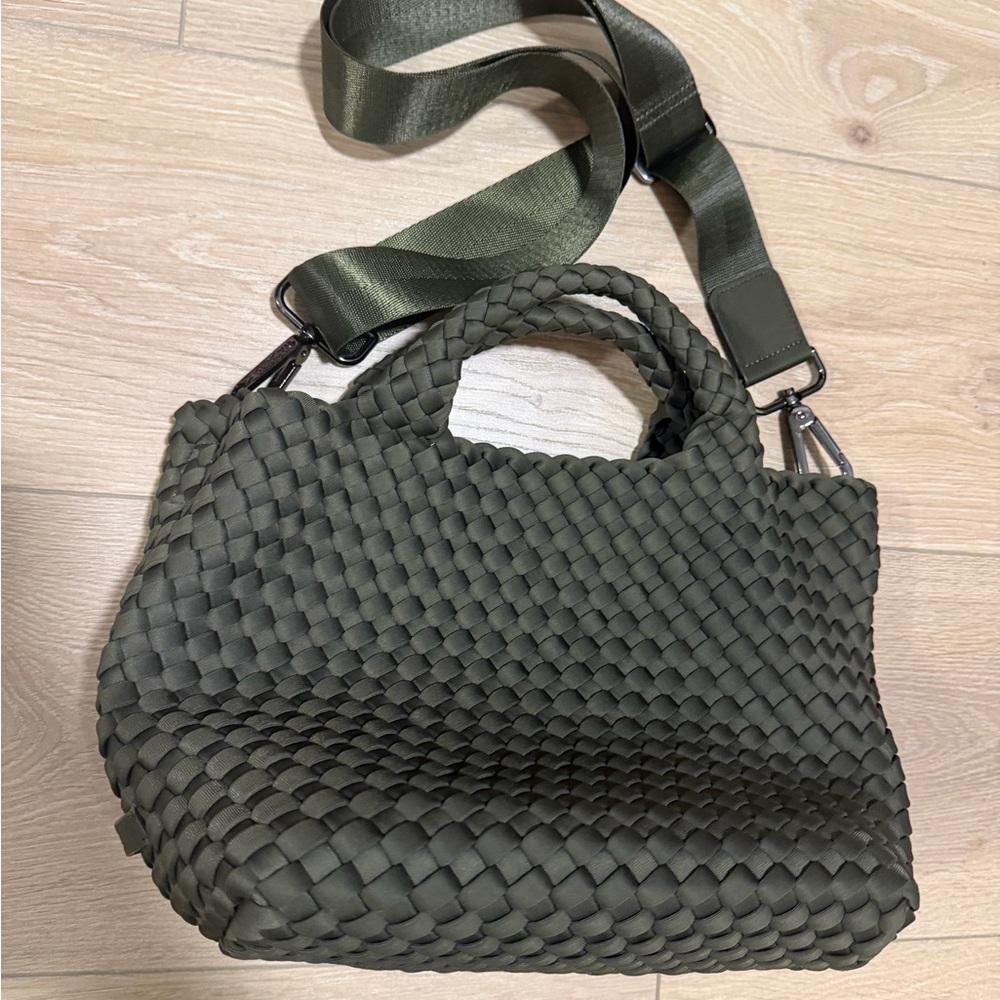 Naghedi Olive Green Crossbody Bag